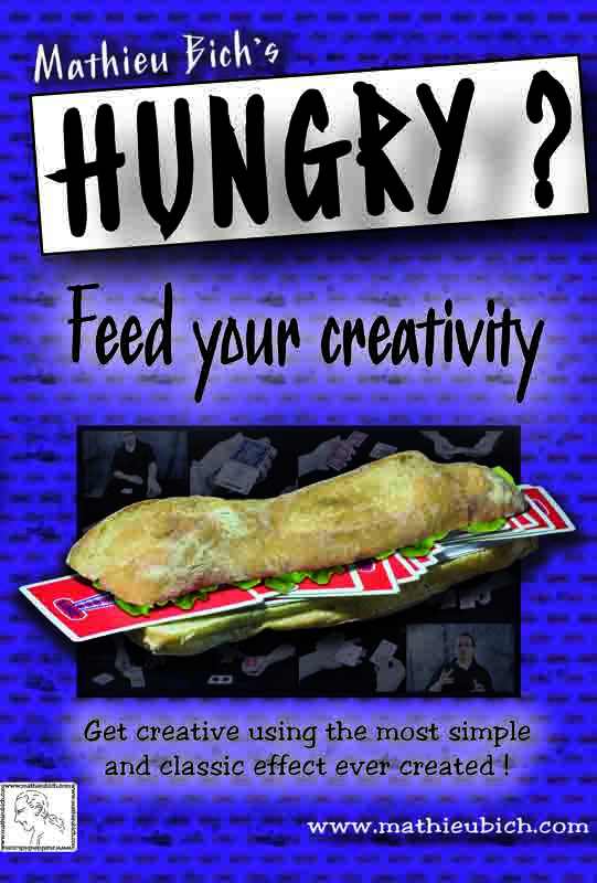 Hungry DVD by Mathieu Bich, a creative approach on sandwich effect with theory a nd magic