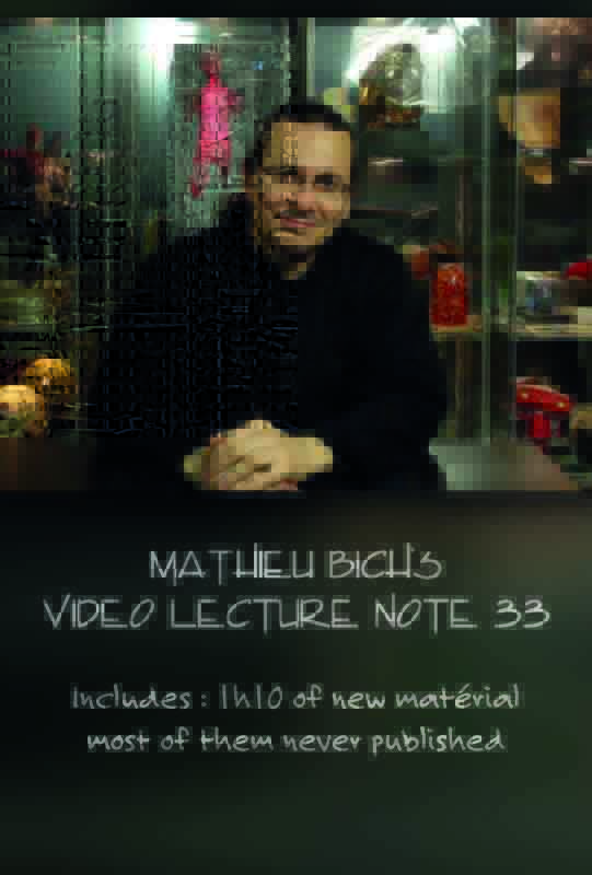 Video lecture notes, from Mathieu Bich's lecture 33, 1h30 of magic explained in details